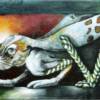 LE LIÈVRE ET LA TORTUE 1
12x24
acrylique sur toile
vendu